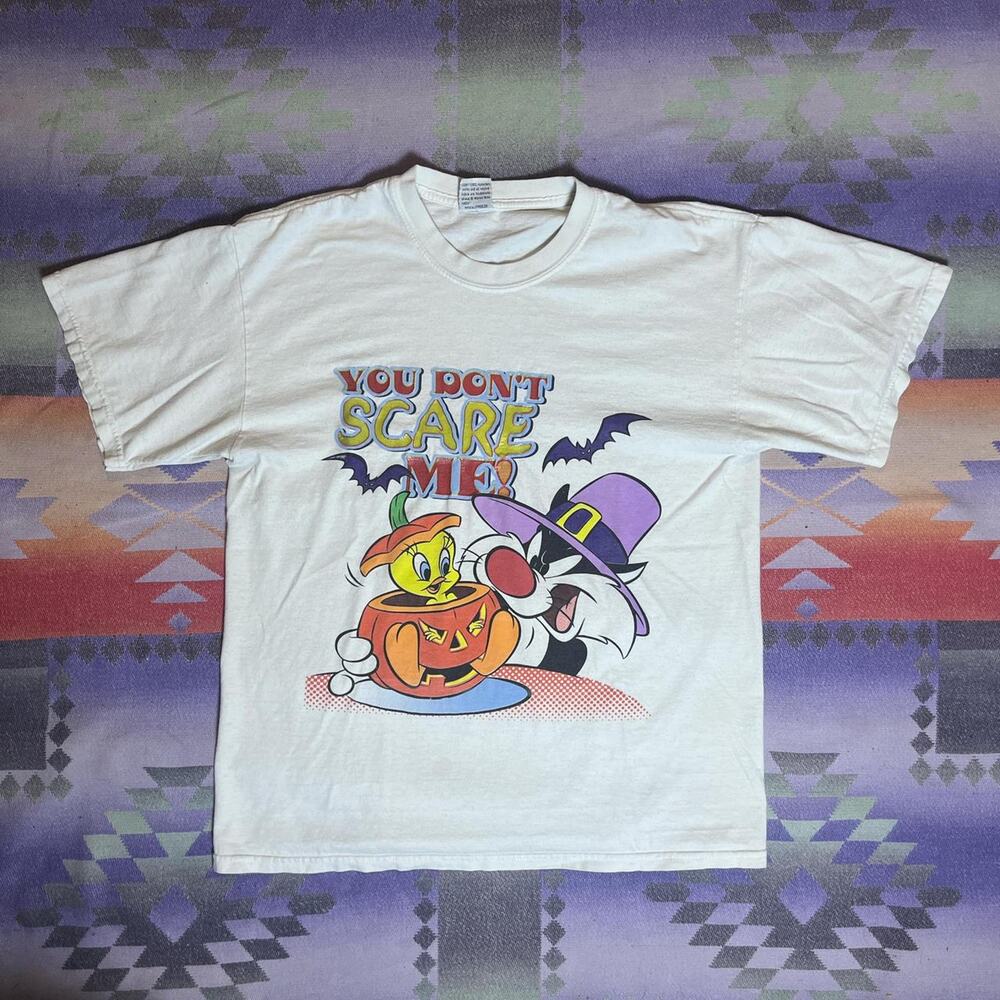 Looney tunes white cotton tee